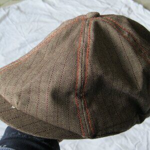 Pistil men's brown irish newsboy / flathat